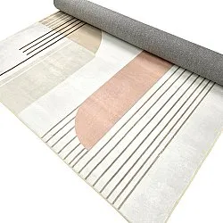 Wilton-teppe - Delft (rosa/multi)