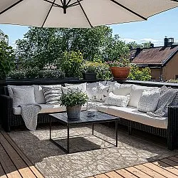 Innendørs/Utendørs tepper - Brussels Diamond (grå)