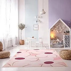 Wilton-teppe - Honfleur (rosa/multi)