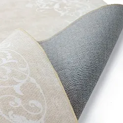 Wilton-teppe - Santi (beige/hvit)