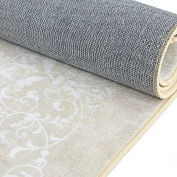 Wilton-teppe - Santi (beige/hvit)