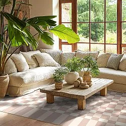 Wilton-teppe - Sedona (rosa/multi)