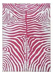 Wilton-teppe - Zebra (rosa)