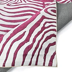 Wilton-teppe - Zebra (rosa)