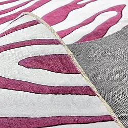 Wilton-teppe - Zebra (rosa)