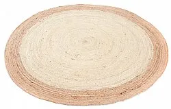 Runde tepper - Wokha (jute)