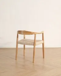 Stol - Ask (natur) - 2 stk