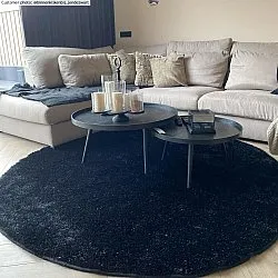 Runde tepper - Cosy (sort)
