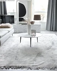 Wilton-teppe - Art Silk (grå)