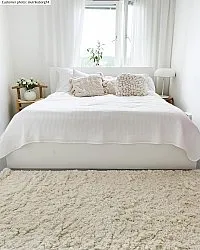 Ullteppe - Aliste Wool Shaggy (snow white)