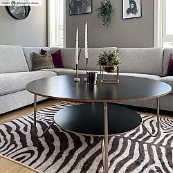 Wilton-teppe - Zebra (svart/hvit)