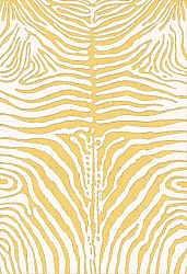 Wilton-teppe - Zebra (gul)