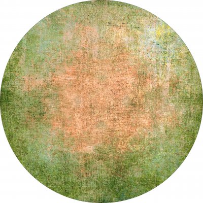 Rundt teppe - Noia (grön)