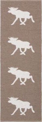 Plastmatter - Horredsmattan Moose (brun)