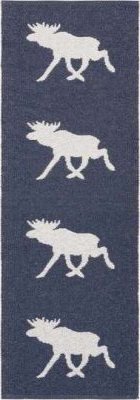 Plastmatter - Horredsmattan Moose (marineblå)