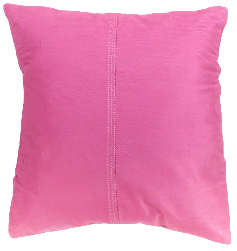 Silkefløyelpute (rosa) (putetrekk) 45 x 45 cm