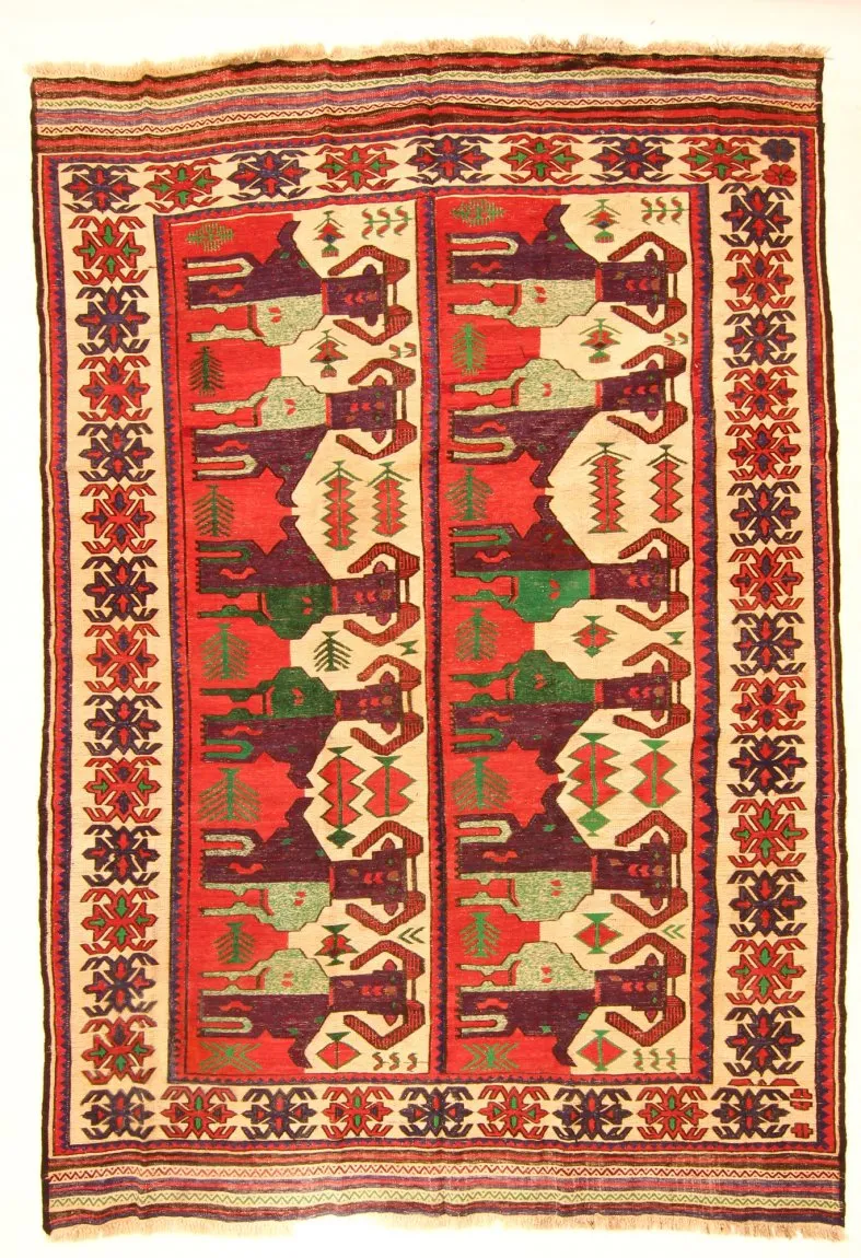 Orientalsk kelimteppe 289 x 200 cm