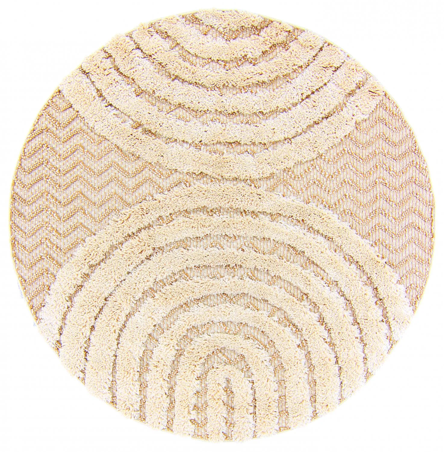 Runde tepper - Ronda (beige)