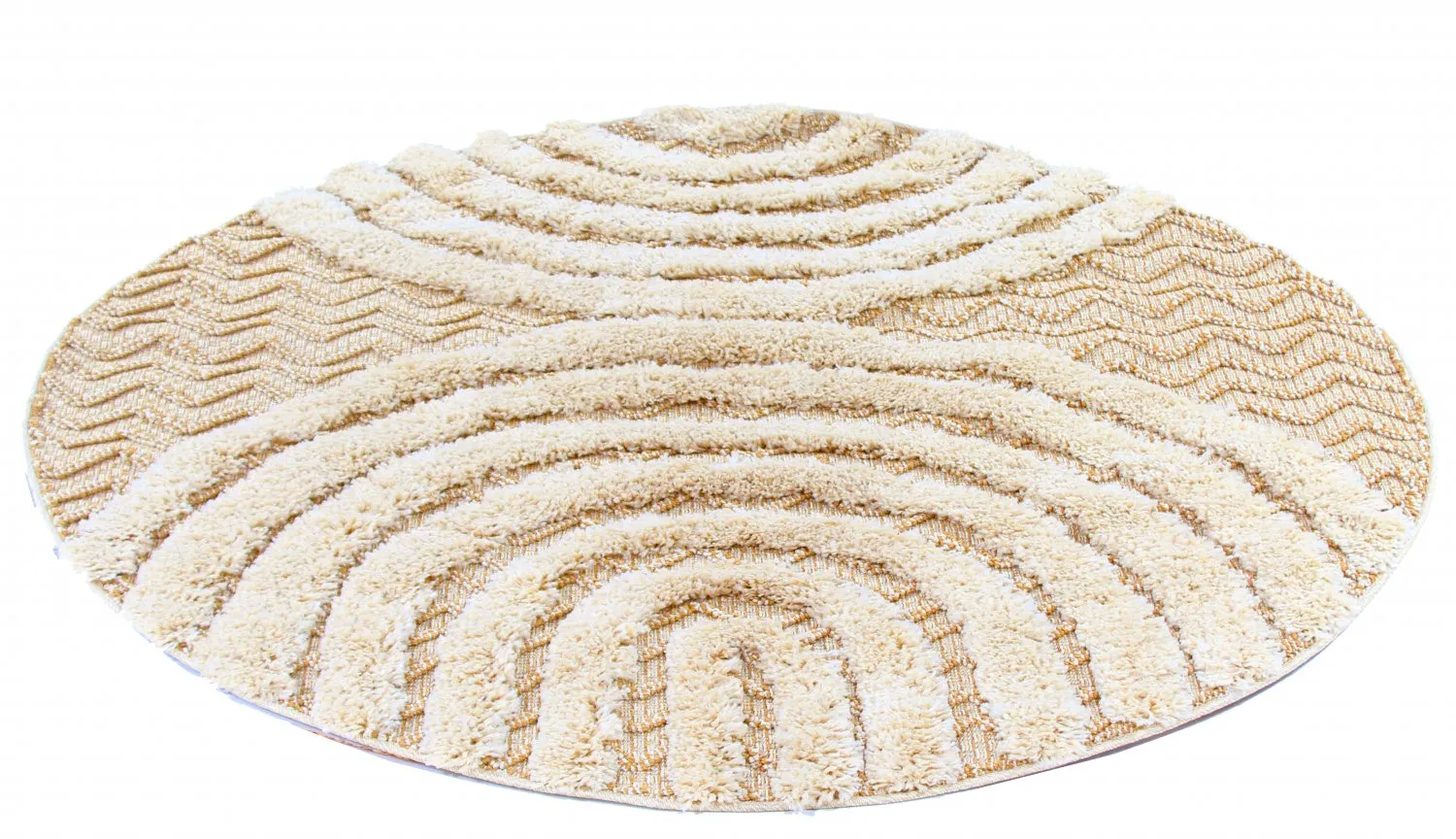 Runde tepper - Ronda (beige)