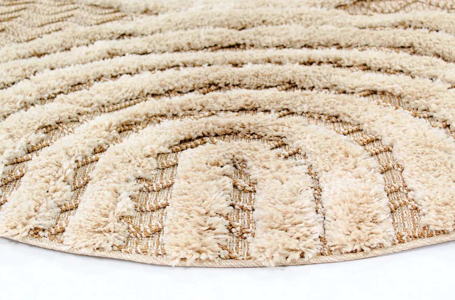 Runde tepper - Ronda (beige)
