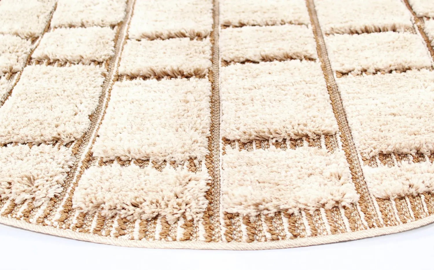 Runde tepper - Lousa (beige)