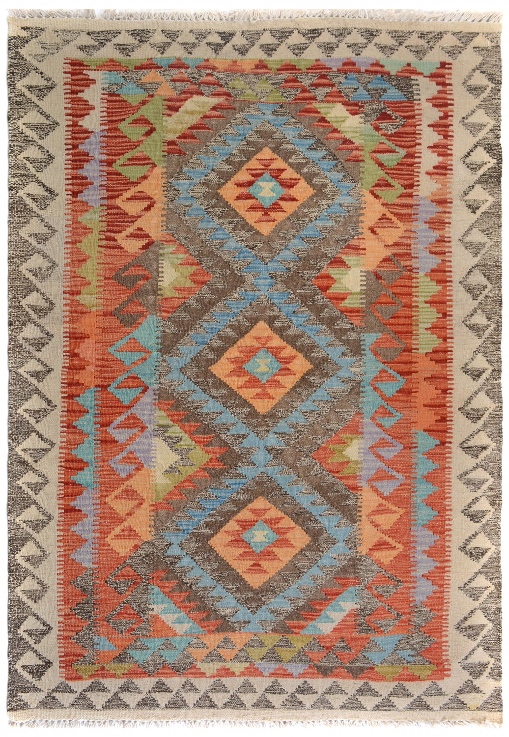 Kelim-teppe Afghansk 153 x 106 cm