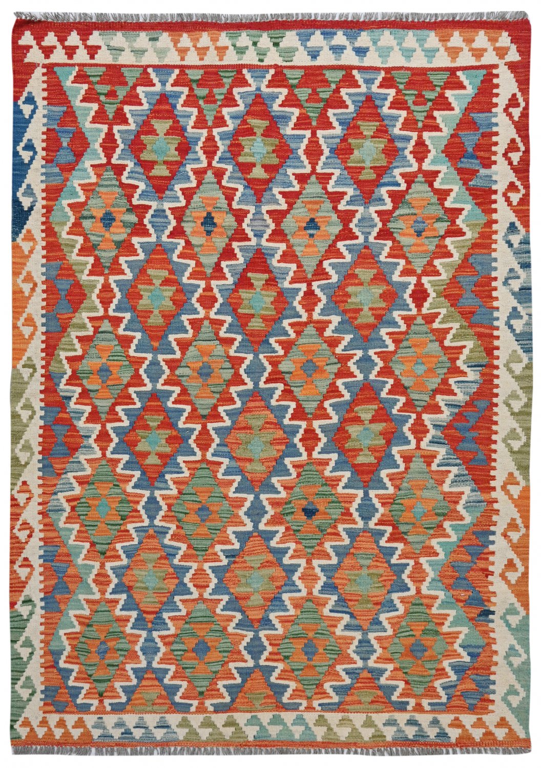 Kelim-teppe Afghansk 174 x 125 cm