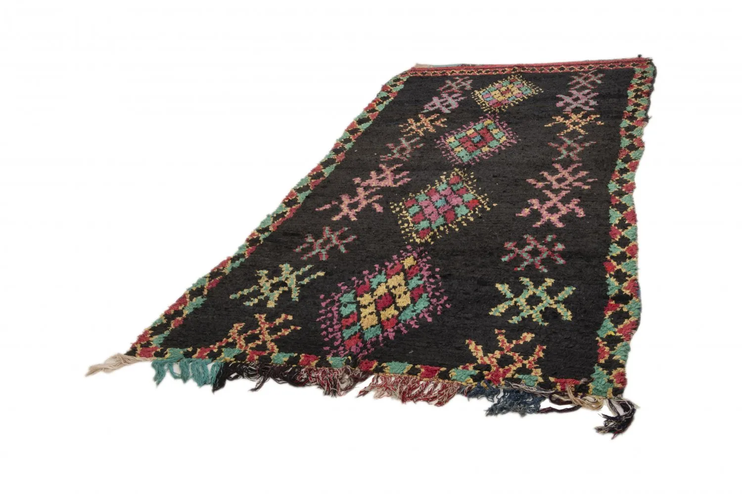 Marokkansk Boucherouite-teppe 320 x 150 cm
