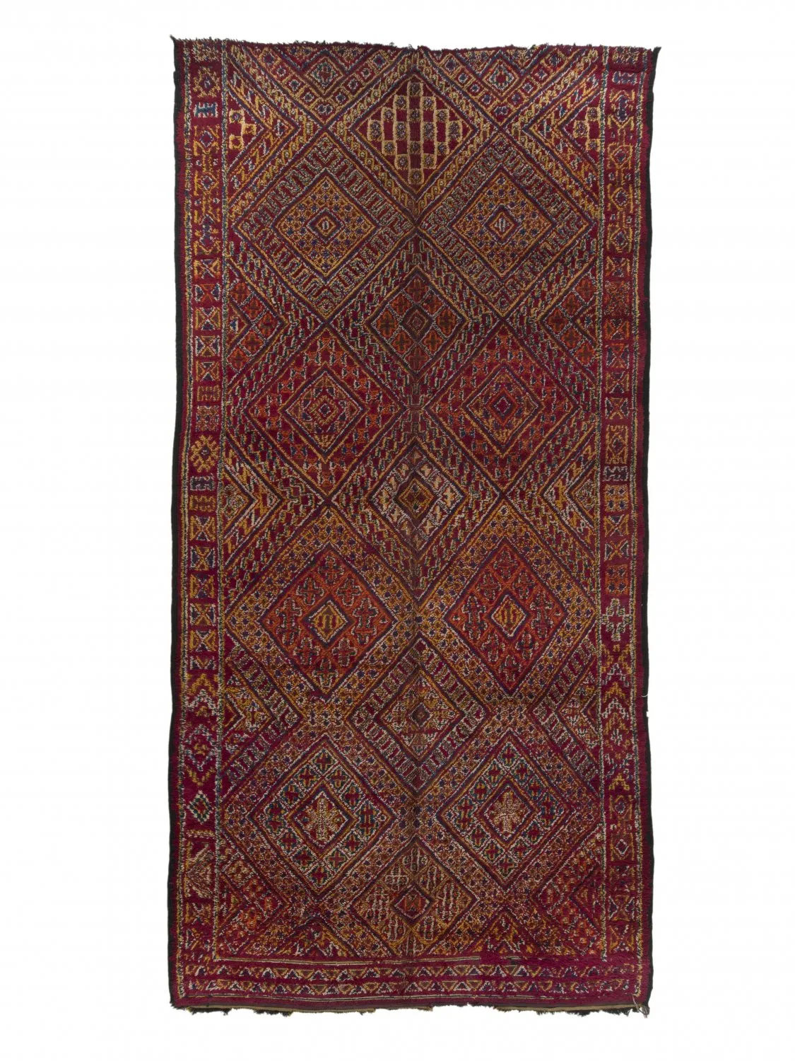 Kelim-teppe Marokkansk Azilal Special Edition 440 x 220 cm