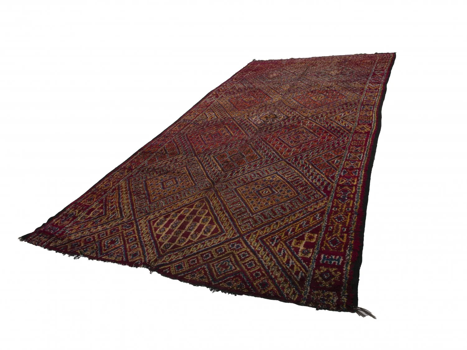 Kelim-teppe Marokkansk Azilal Special Edition 440 x 220 cm