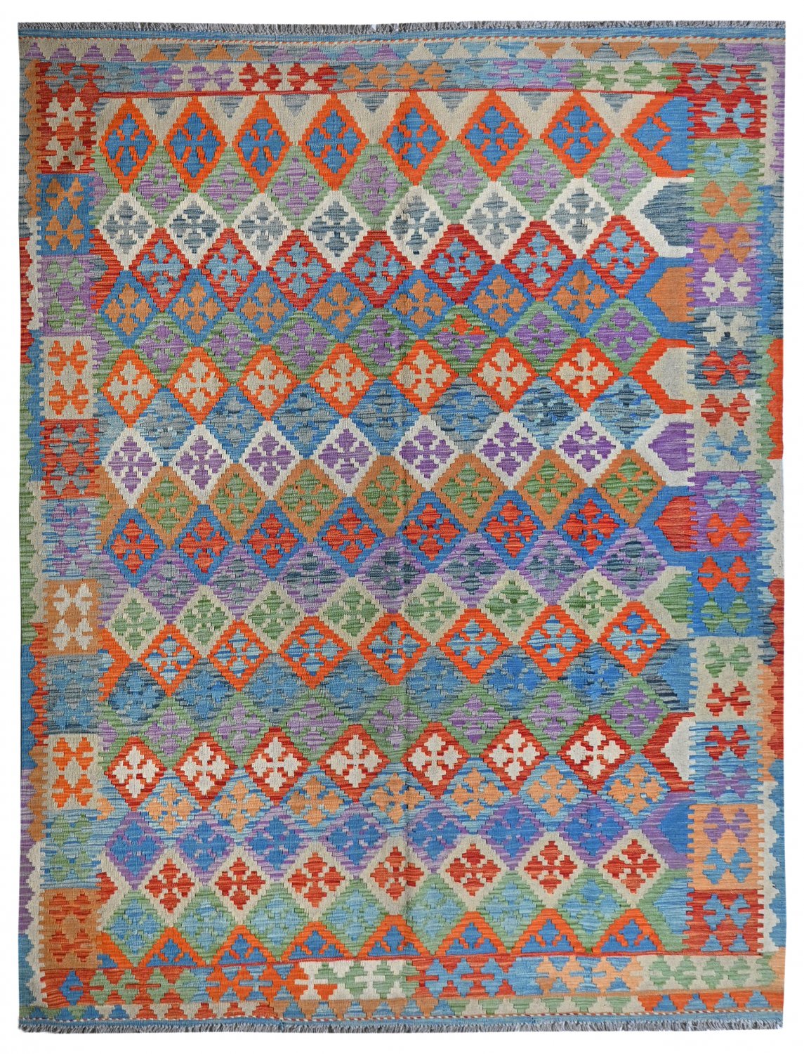 Kelim-teppe Afghansk 298 x 201 cm