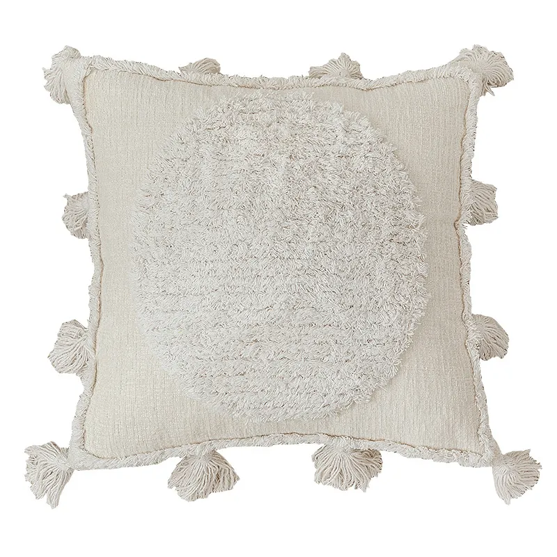 Putetrekk - Boho Tassels (offwhite)
