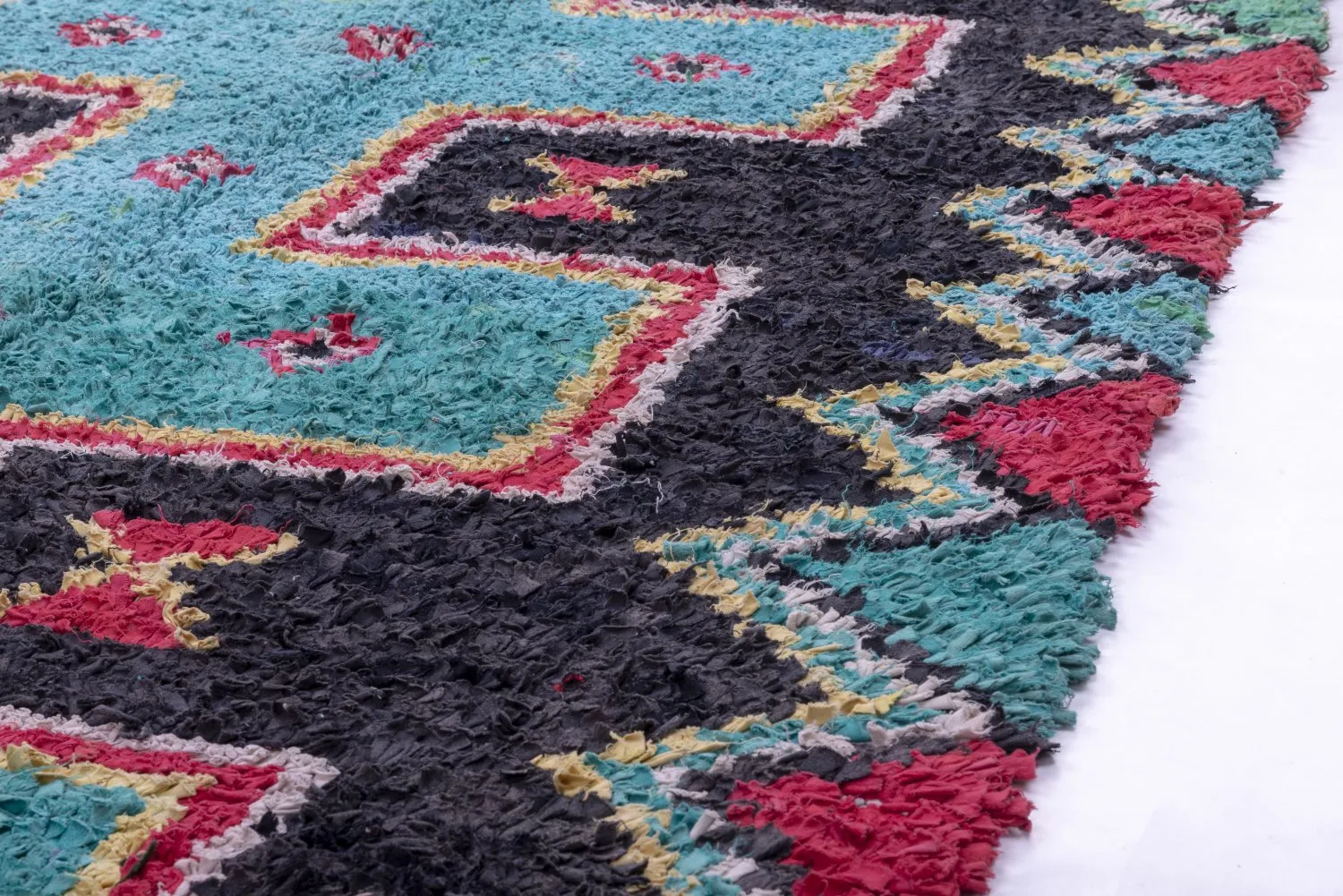Marokkansk Boucherouite-teppe 310 x 160 cm