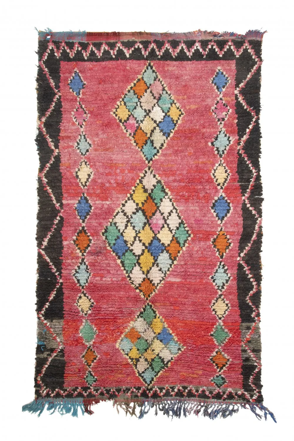 Marokkansk Boucherouite-teppe 270 x 170 cm
