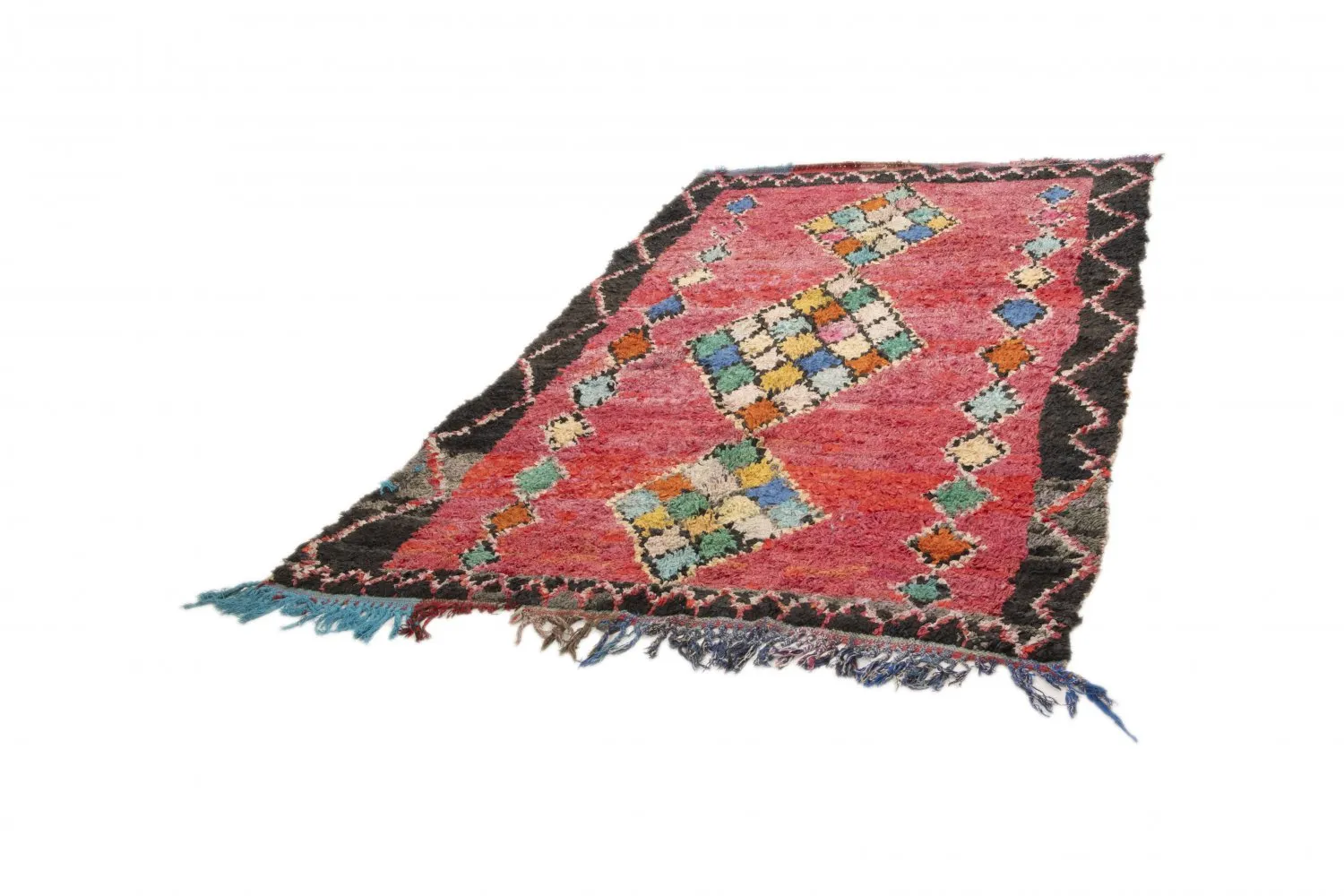 Marokkansk Boucherouite-teppe 270 x 170 cm