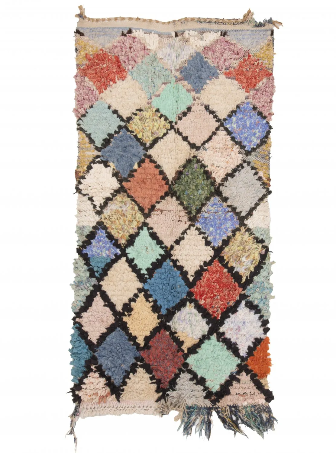 Marokkansk Boucherouite-teppe 175 x 90 cm