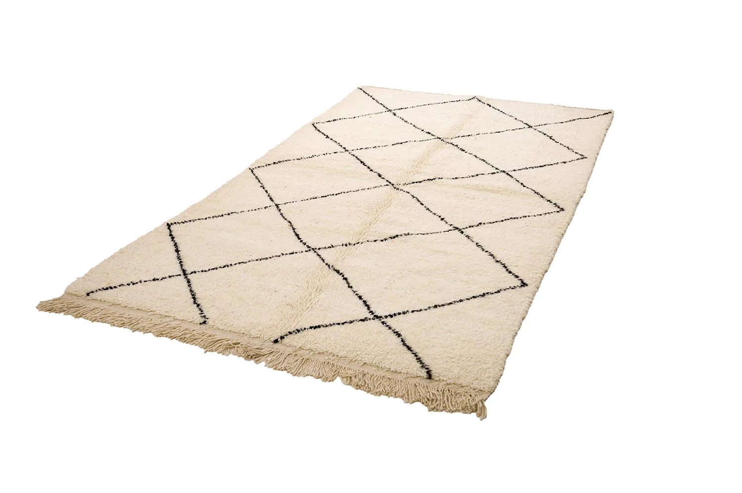 Kelim-teppe Marokkansk Beni Ourain 155 x 275 cm
