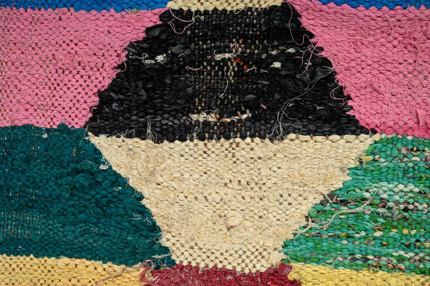 Marokkansk Boucherouite-teppe 145 x 275 cm