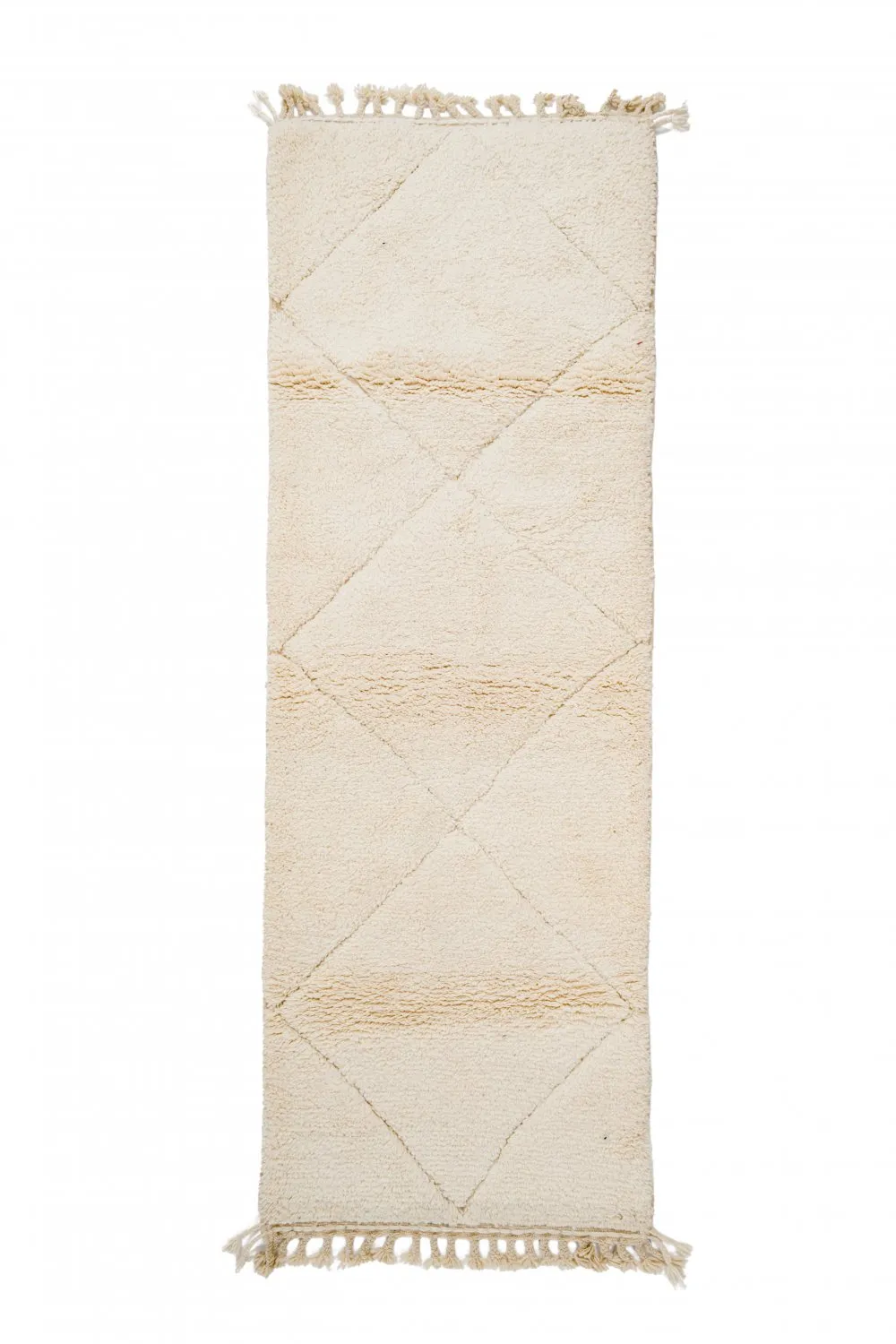 Kelim-teppe Marokkansk Beni Ourain 295 x 85 cm