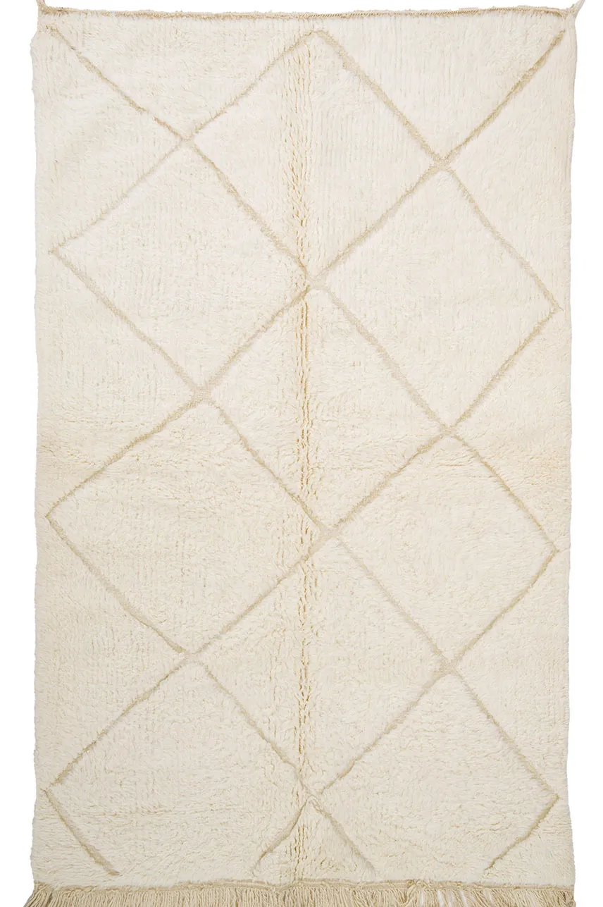 Kelim-teppe Marokkansk Beni Ourain 160 x 260 cm