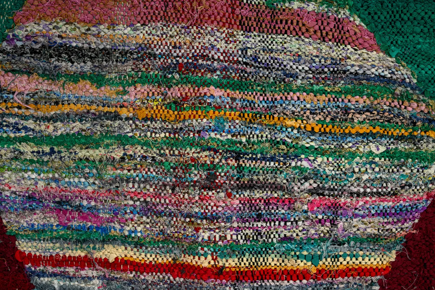 Marokkansk Boucherouite-teppe 150 x 325 cm