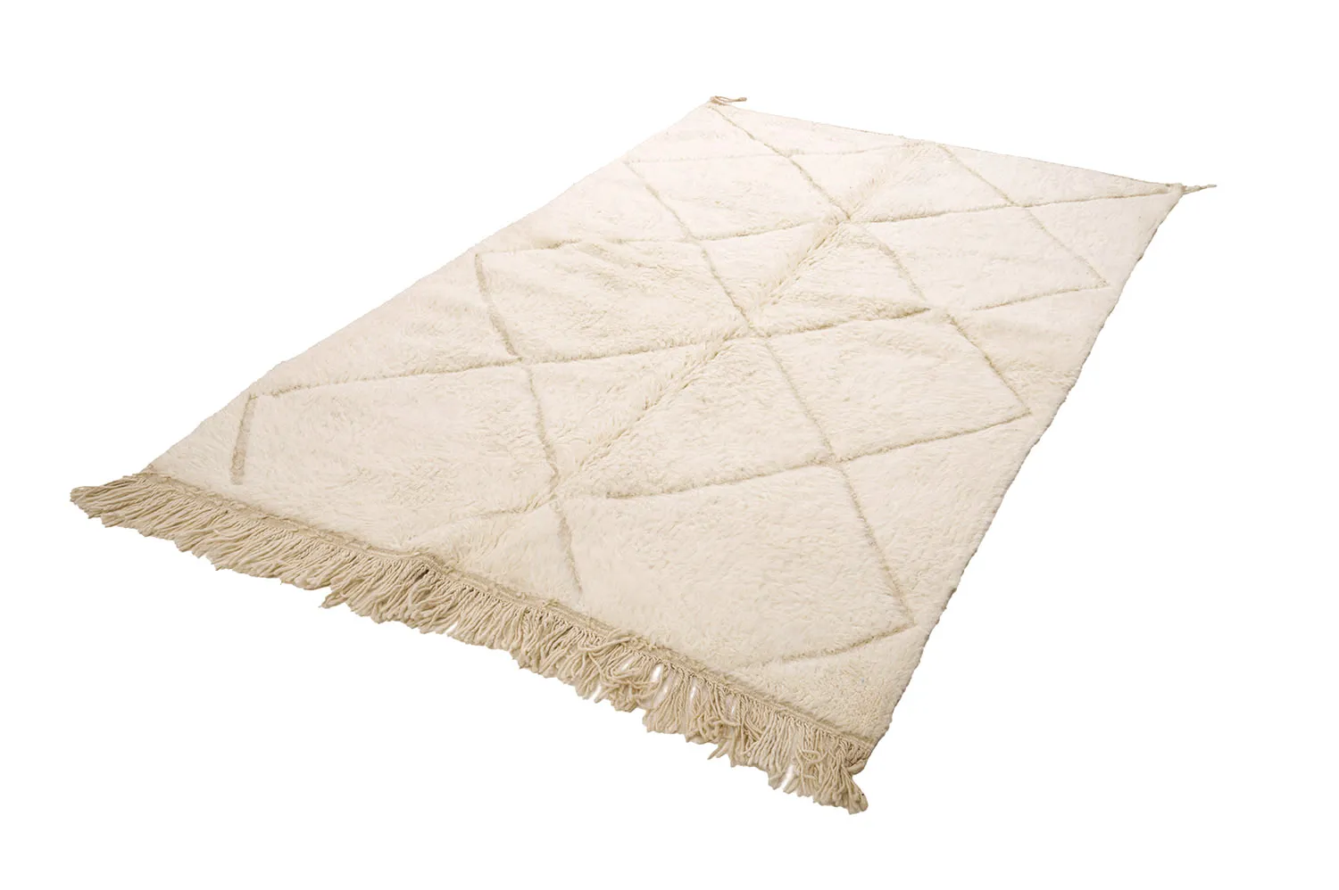Kelim-teppe Marokkansk Beni Ourain 160 x 260 cm
