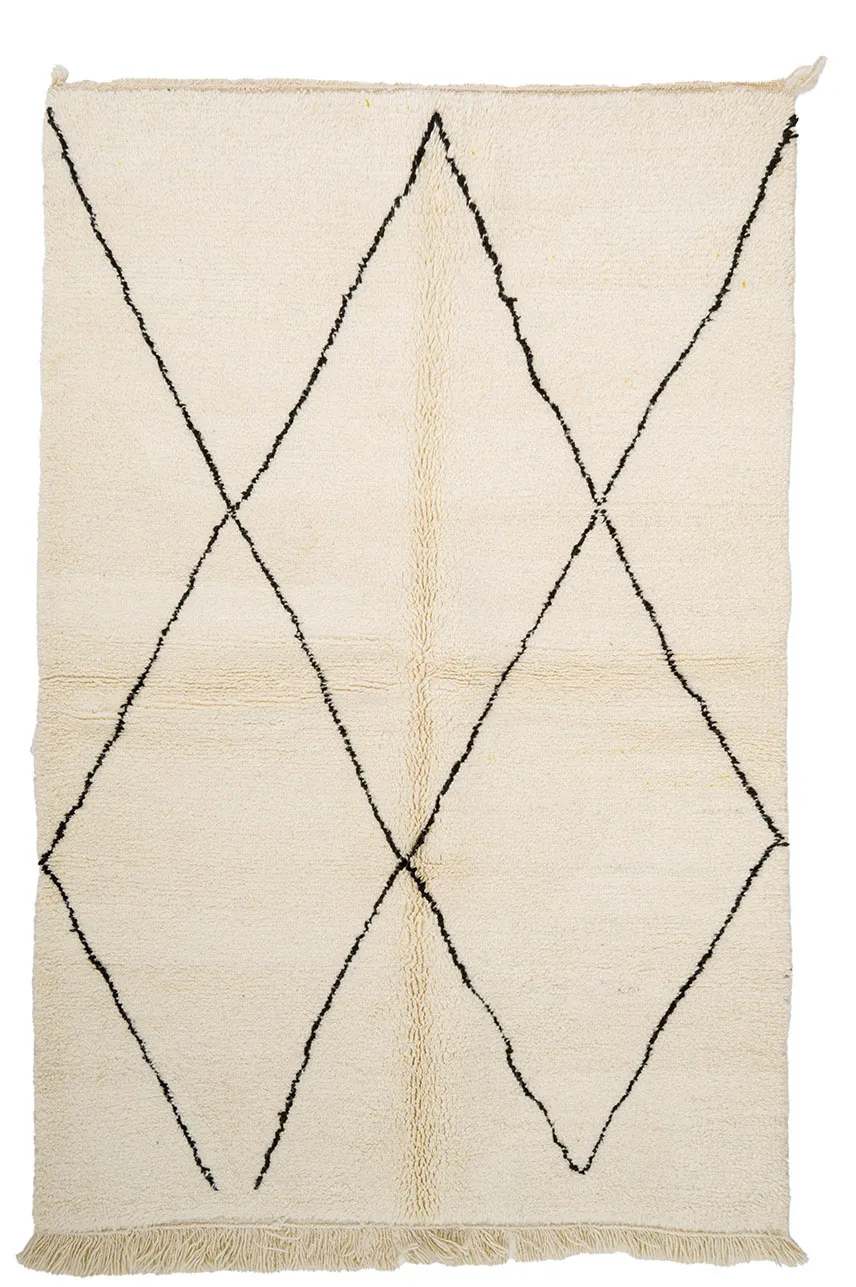 Kelim-teppe Marokkansk Beni Ourain 150 x 230 cm