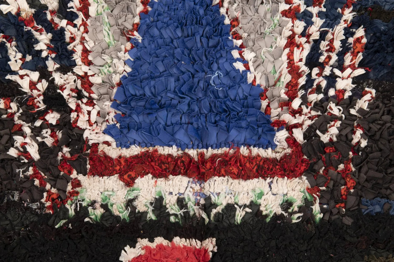 Marokkansk Boucherouite-teppe 235 x 120 cm