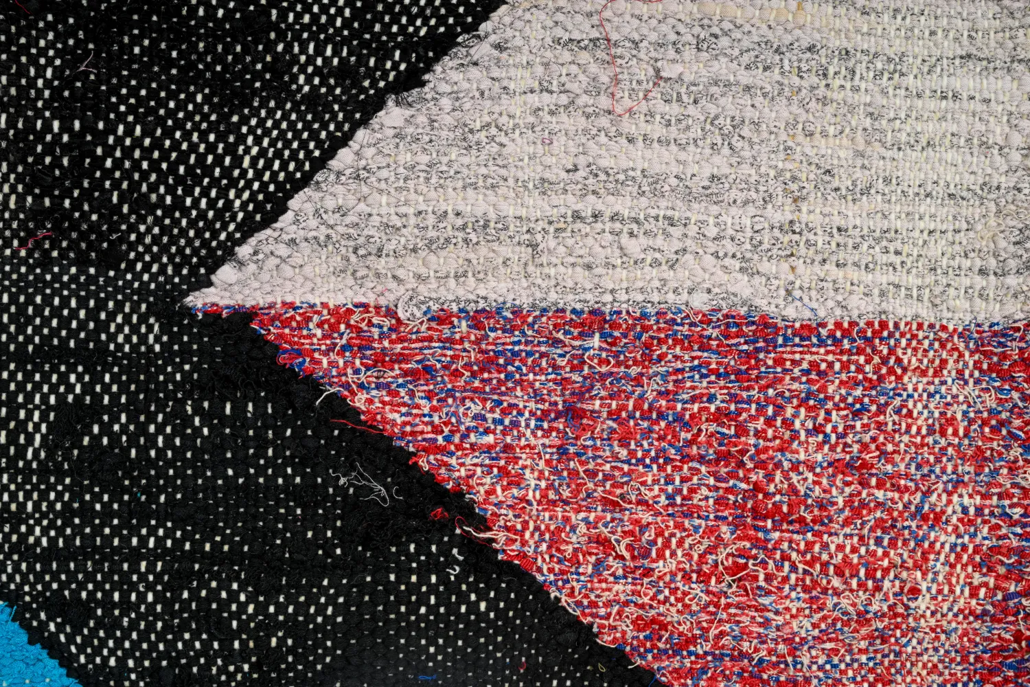 Marokkansk Boucherouite-teppe 120 x 230 cm