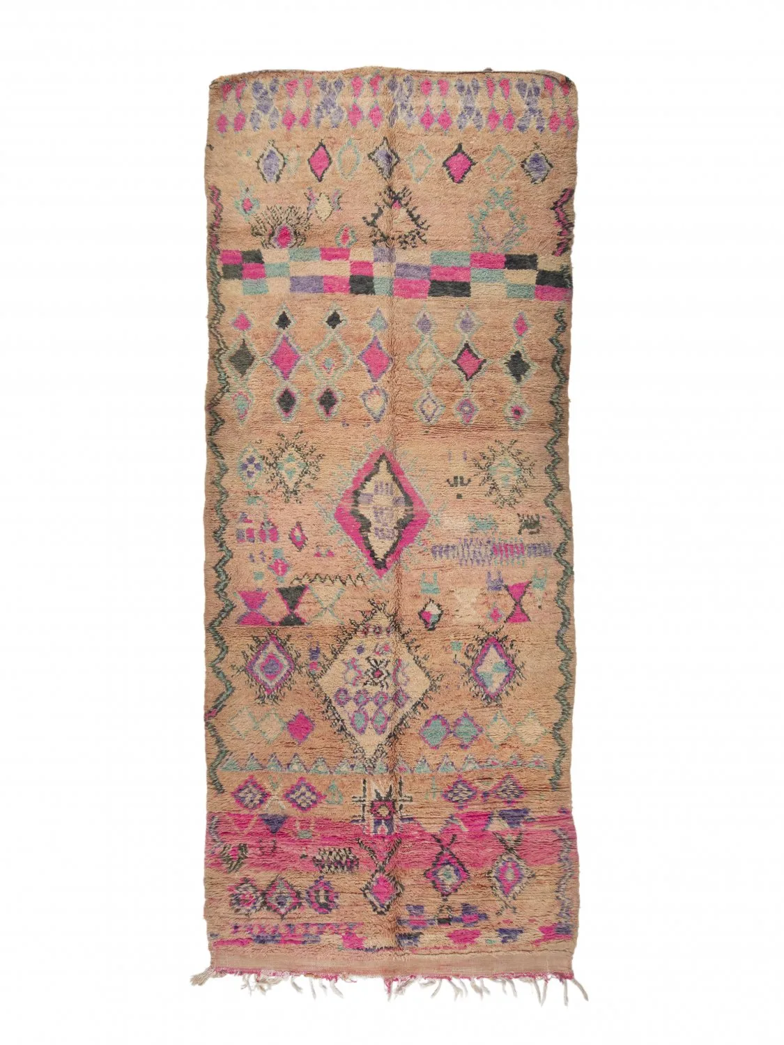 Kelim-teppe Marokkansk Azilal Special Edition 420 x 170 cm