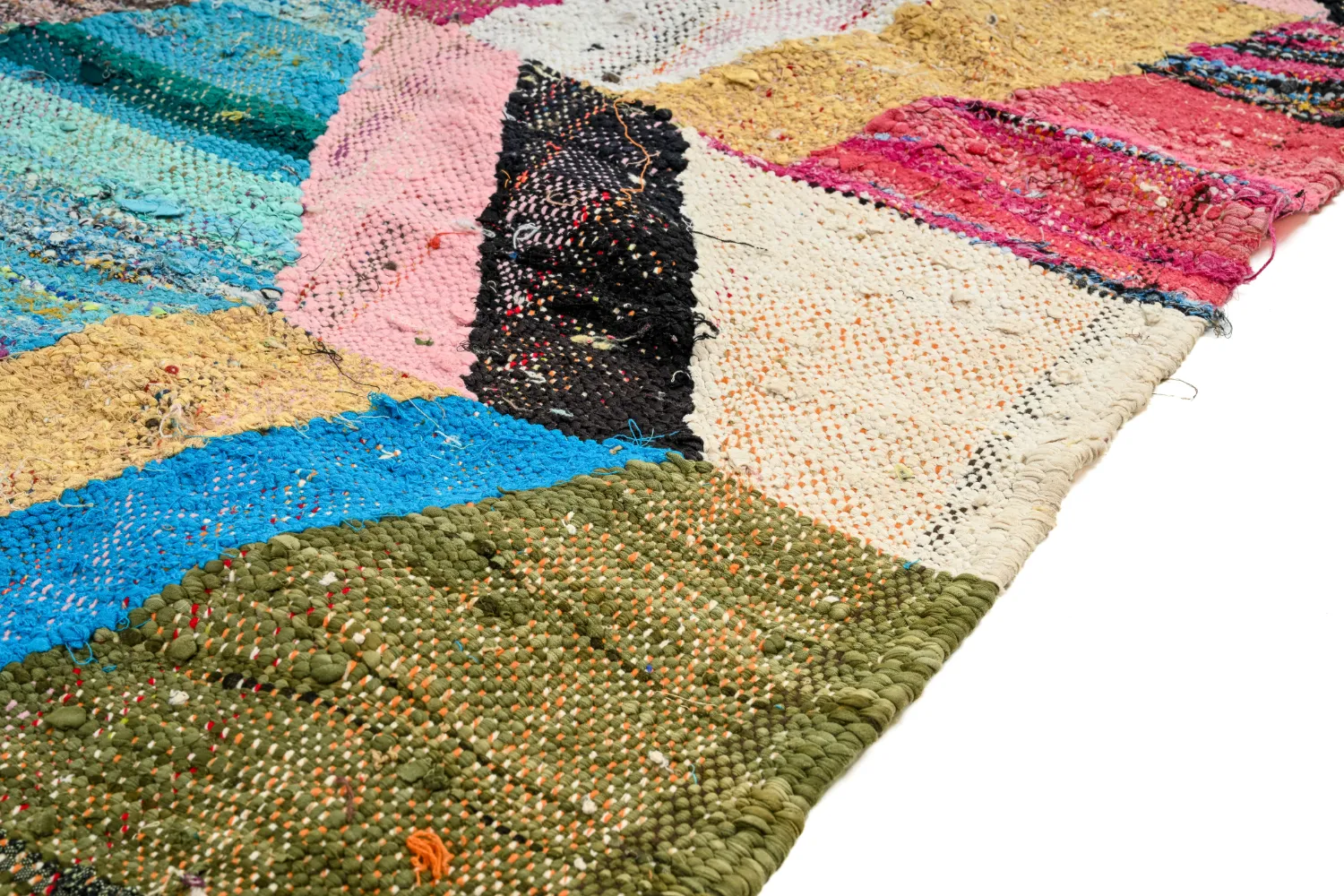 Marokkansk Boucherouite-teppe 150 x 275 cm