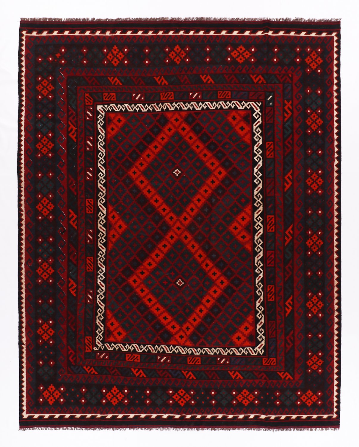 Kelim-teppe Afghansk 298 x 237 cm