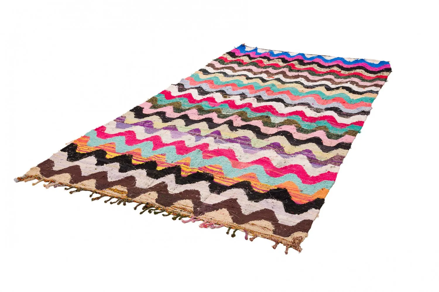 Marokkansk Boucherouite-teppe 165 x 305 cm