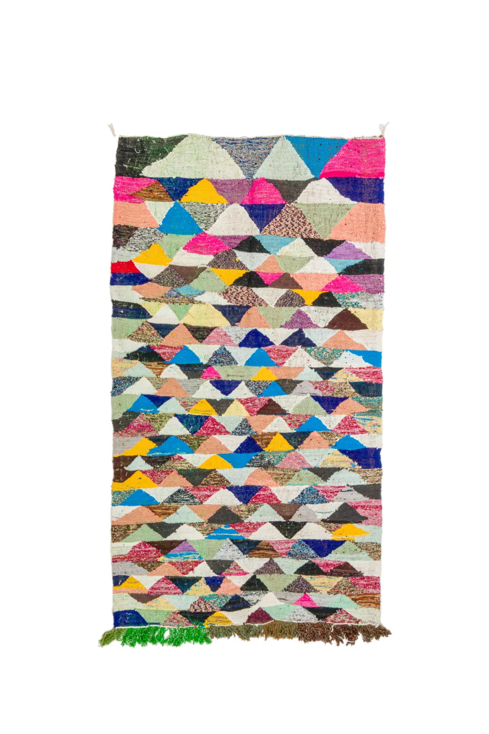 Marokkansk Boucherouite-teppe 125 x 225 cm
